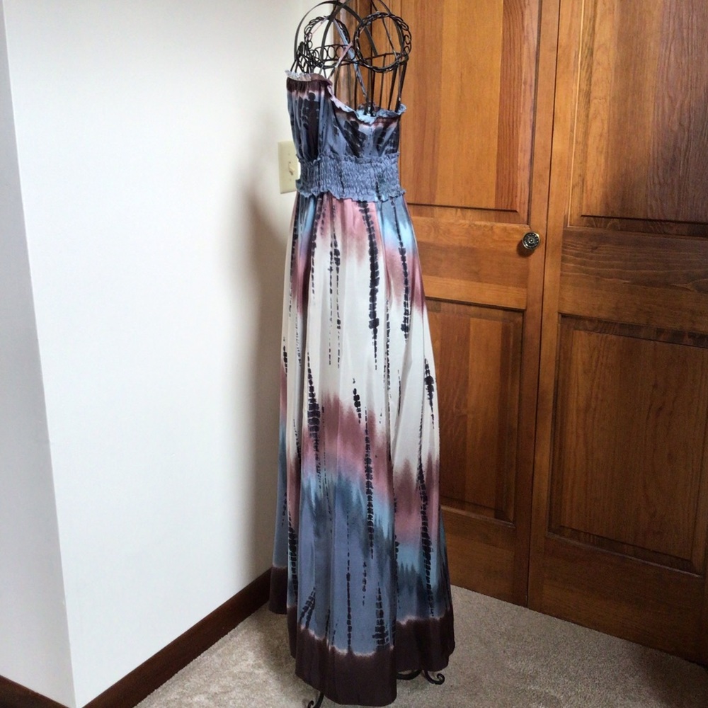 BCBGMAXAZRIA Silk Maxi Dress, Size 0 - Picture 7 of 7